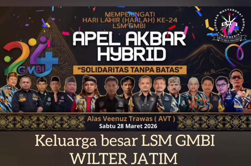 HUT Ke-24 LSM-GMBI : Solidaritas Tanpa Batas bentuk kepedulian dan kebersamaan